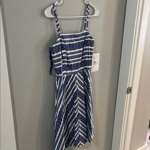 Vineyard Vines Blue and White Striped Dress
